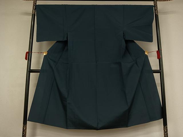 平和屋着物▽男性 紬 単衣 褐色 正絹 逸品 未使用 AABK3616jh