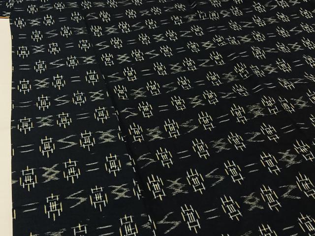 平和屋着物▽綿琉球 単衣 綿 逸品 AABK3687jh