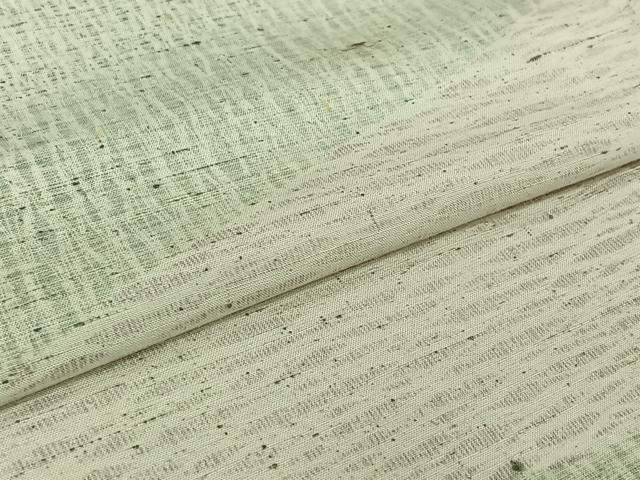 平和屋着物▽上質な紬 単衣 横段文 正絹 逸品 AABK3689jh