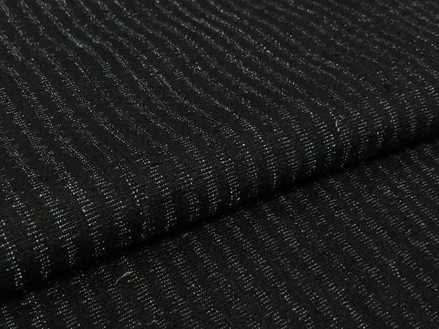 平和屋着物▽上質な紬 単衣 ちぢみ織 縞 正絹 逸品 AABK3708jh