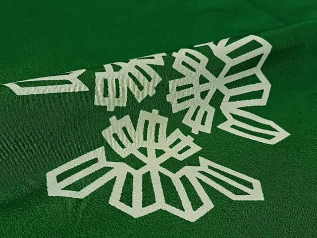 平和屋着物▽訪問着 単衣 矢羽花文 洗える着物 AABK3737jh