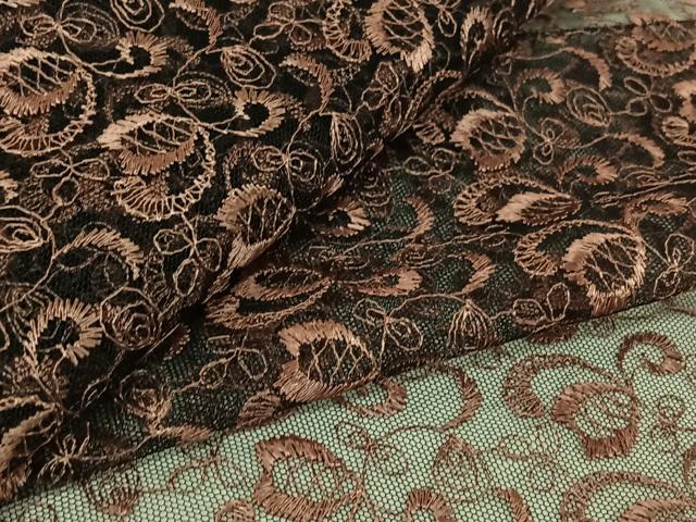 平和屋着物▽羽織 スリーシーズン 春夏秋 塵除け 草花文 総レース 正絹 逸品 AABK3769jh