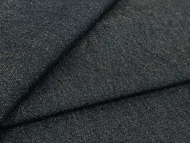 平和屋着物▽デニム着物 単衣 霞文 綿 AABK3809jh