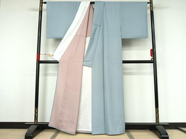 平和屋着物▽江戸小紋 単衣 角通し 正絹 逸品 AABK3839jh