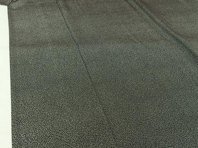 平和屋着物▽江戸小紋 単衣 幾何学文様 正絹 逸品 AABK3846jh