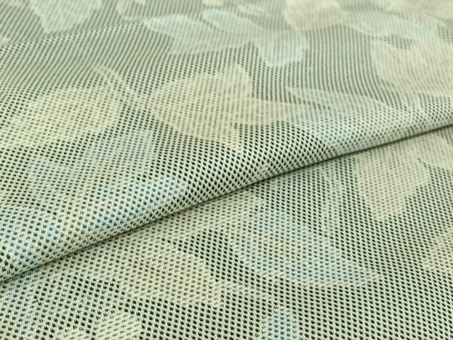 平和屋着物▽お召 単衣 枝花文 正絹 逸品 AABK3869jh