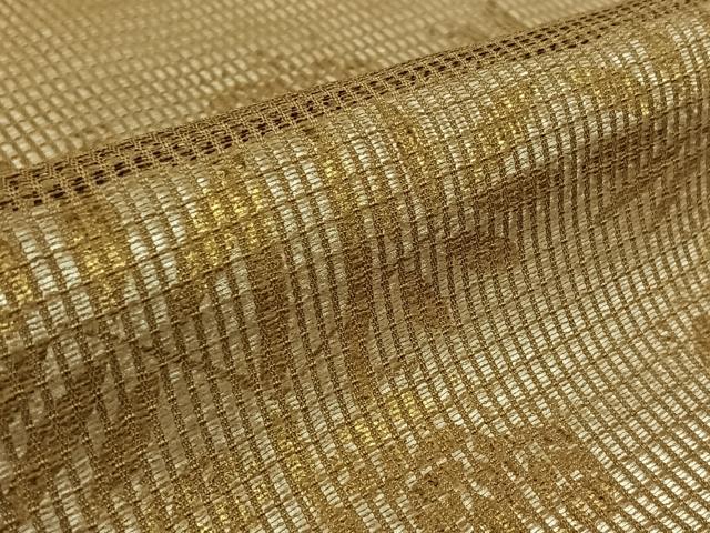 平和屋着物▽色留訪問着 無双 紗袷 笹竹桐文 金彩 高島屋扱い 正絹 逸品 AABK3872jh