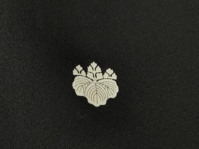 平和屋着物●豪華黒留袖 友禅 作家物 花鳥文 正絹 逸品 AABK3889ck