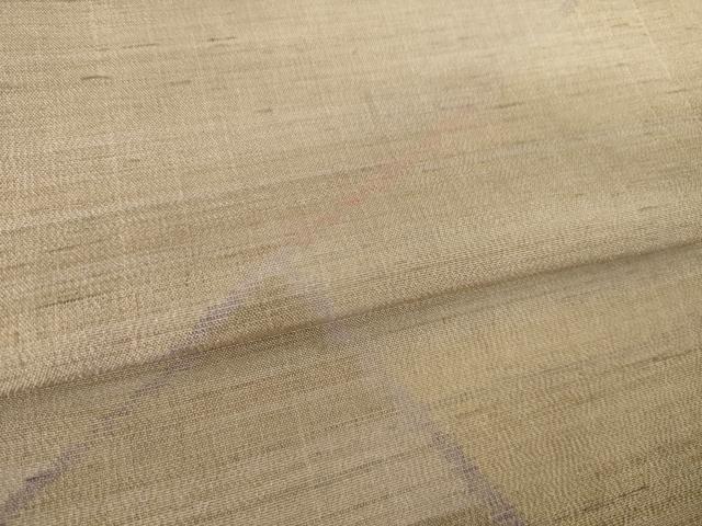 平和屋着物●上質な紬 割付き文 正絹 逸品 AABK3909ck