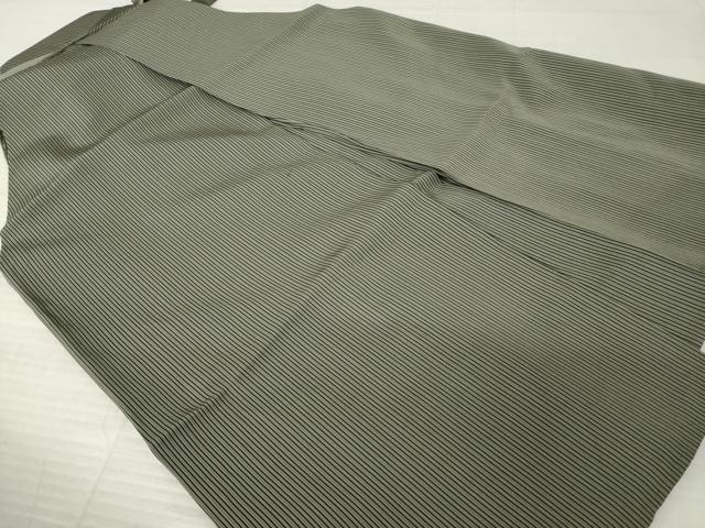 平和屋着物●男性 行灯袴 縞 正絹 逸品 AABK3929ck
