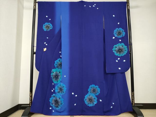 平和屋着物●豪華振袖 舞桜 金彩 正絹 逸品 AABK3945ck