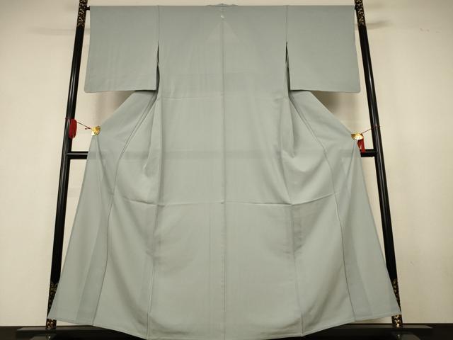 平和屋着物*夏物 色無地 絽 千草鼠色 正絹 逸品 AABK3970jd