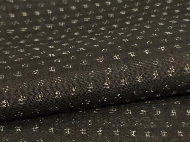 平和屋着物*夏物 男性 上布 絣柄 麻 逸品 AABK4006jd