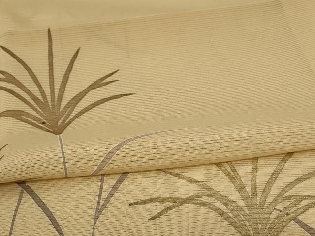 平和屋着物*夏物 訪問着 絽 草花文 金彩 正絹 逸品 AABK4031jd