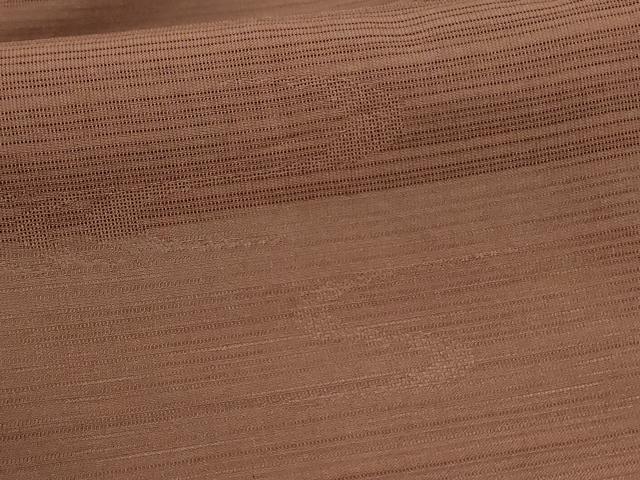 平和屋着物*夏物 色無地 変わり絽 流水紋紗 茶褐色 正絹 逸品 AABK4050jd