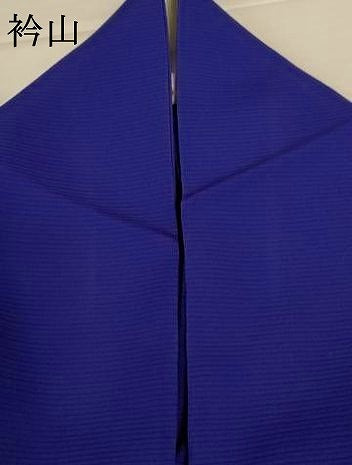平和屋着物*夏物 色無地 絽 紺藍色 正絹 逸品 AABK4052jd