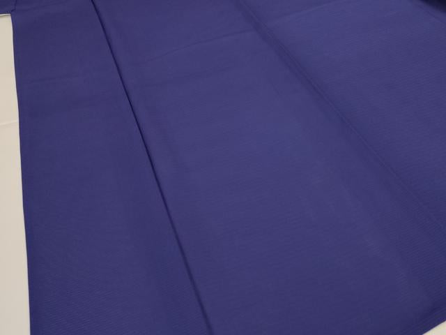 平和屋着物*夏物 色無地 絽 紺藍色 正絹 逸品 AABK4052jd