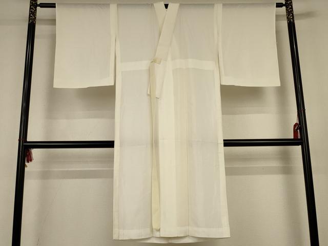 平和屋着物*夏物 長襦袢 絽 生成り色 正絹 逸品 AABK4060jd