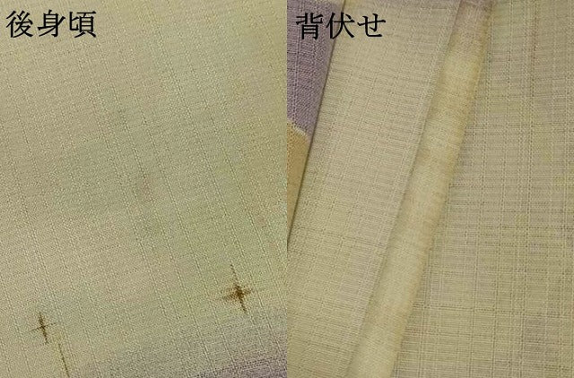 平和屋着物∴夏物 小紋 浴衣兼用 ANNA SUI 横段草花文 さんび謹製 洗える着物 AABK4081jd