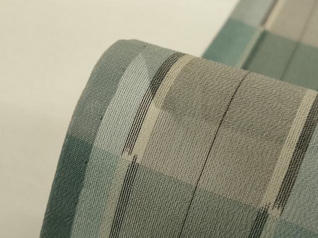 平和屋着物*夏物 本場琉球絣 夏琉球 格子 正絹 逸品 AABK4086jd