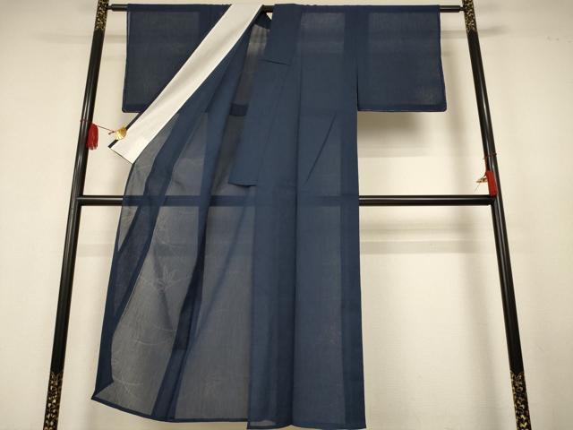 平和屋着物*夏物 色無地 楓芝紋紗 褐返色 正絹 逸品 未使用 AABK4116jd