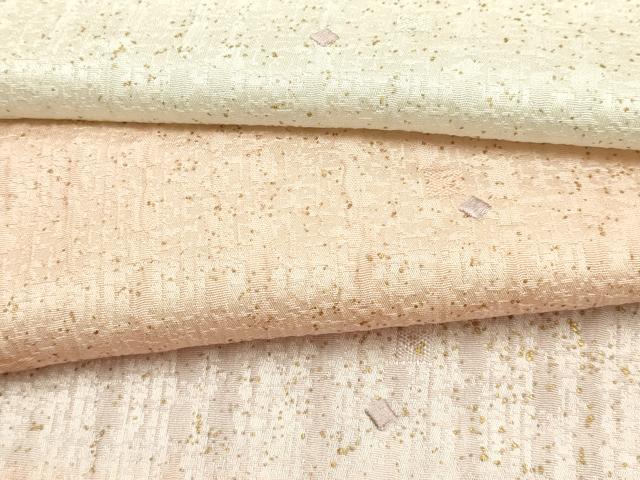平和屋本店▼和装小物 帯揚げ 三華苑 刺繍 金彩 暈し染め 金彩 さんび謹製 正絹 逸品 未使用 AABK4167ay