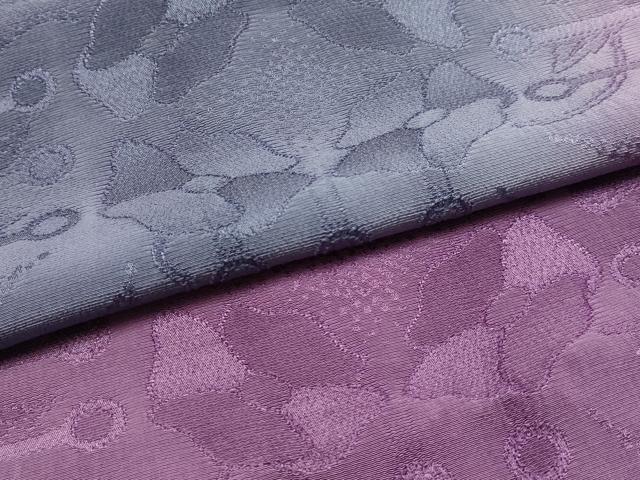 平和屋本店▼和装小物 帯揚げ pierre cardin 蔦草花地紋 暈し染め 正絹 逸品 未使用 AABK4176ay