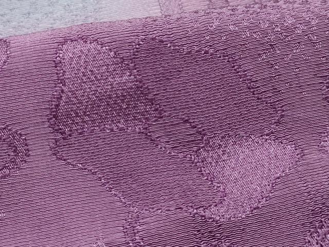 平和屋本店▼和装小物 帯揚げ pierre cardin 蔦草花地紋 暈し染め 正絹 逸品 未使用 AABK4176ay