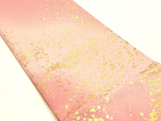 平和屋着物▼和装小物 重ね衿・伊達衿 まとめて3点 金糸 金通し地 金彩 暈し染め 逸品 AABK4189ay