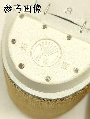 平和屋着物▼和装小物 和装バッグ・草履セット 東京 芝山 ハンドバッグ 手縫い 金糸 逸品 未使用 AABK4199ay
