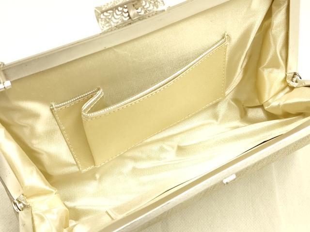 平和屋着物▼和装小物 和装バッグ・草履セット ハンドバッグ チェーンバッグ クラッチバッグ 金銀糸 逸品 AABK4209ay