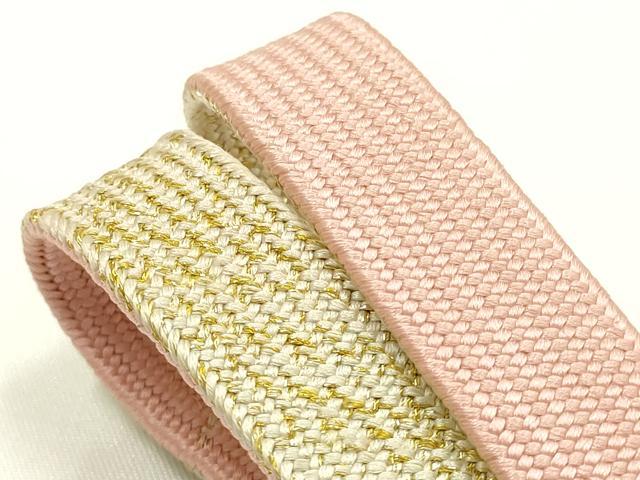 平和屋着物▼和装小物 上質な帯締め 創作 山本誠 高麗組 綾出し 金糸 暈し 正絹 逸品 未使用 AABK4245ay
