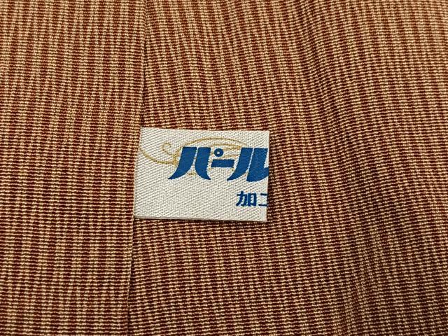 平和屋着物●上質な小紋 間道 正絹 逸品 AABK4286ph