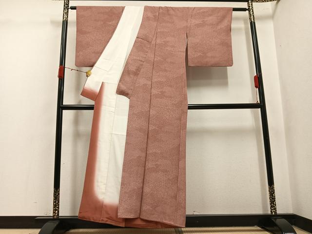平和屋着物●伝統工芸士 金田今朝男 江戸小紋 寄せ小紋柄 正絹 逸品 AABK4293ph