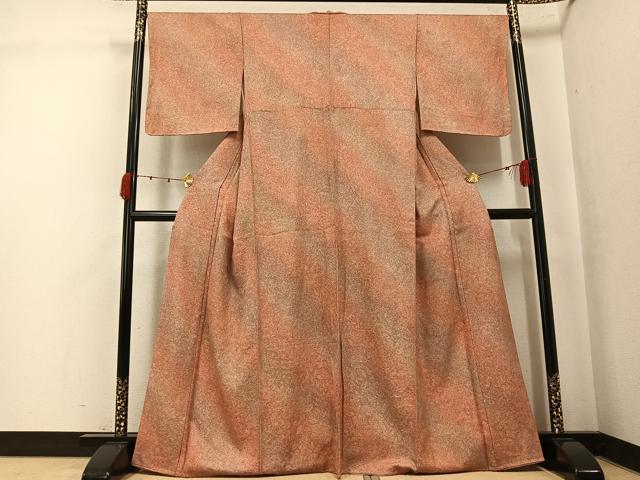 平和屋着物●上質な小紋 辻が花地紋 暈し染め 正絹 逸品 未使用 AABK4387ph