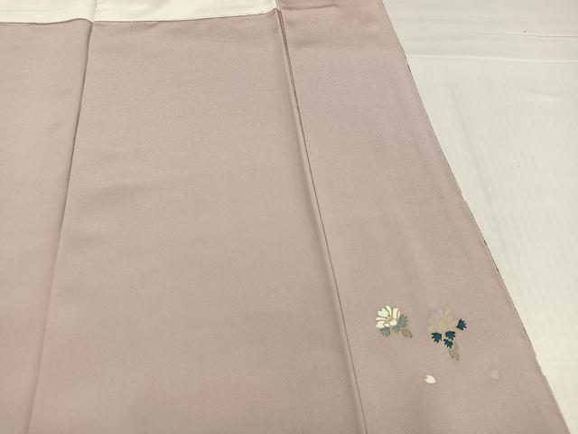 平和屋着物●訪問着 友禅 作家物 草葉文 暈し染め 正絹 逸品 AABK4410ph
