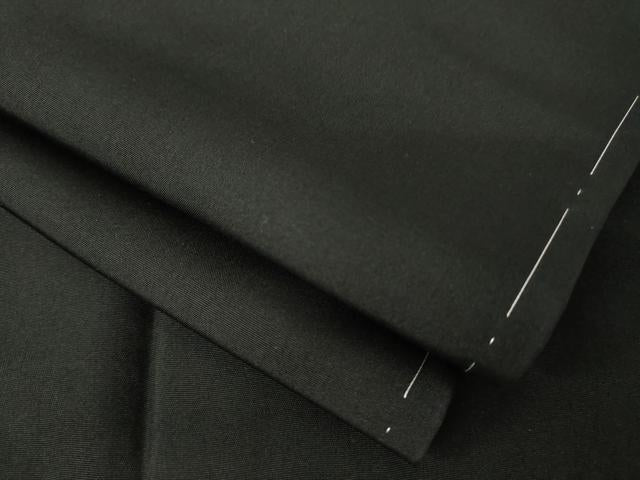 平和屋着物●男性 黒紋付・羽織セット 正絹 逸品 未使用 AABK4447ck