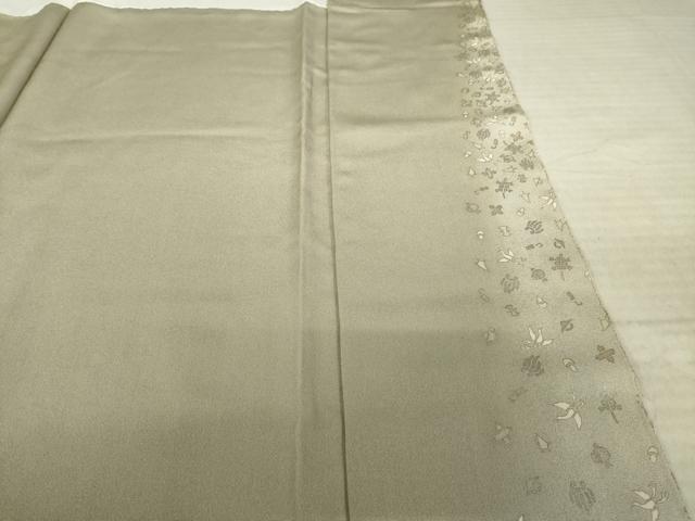 平和屋着物●松尾光琳 色留袖 刺繍 宝尽くし 銀彩 鬼しぼ縮緬 正絹 逸品 AABK4454ck
