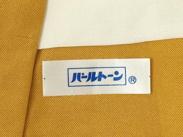 平和屋着物●結城紬 80亀甲 唐草間道 正絹 逸品 AABK4455ck