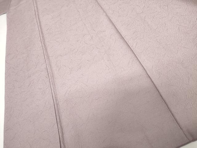 平和屋着物●上質な色無地 氷割れ地紋 浅紫色 正絹 逸品 AABK4552cs