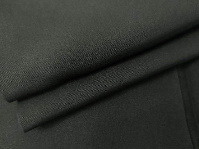 平和屋着物●男性 黒紋付・羽織セット 正絹 逸品 AABK4575cs