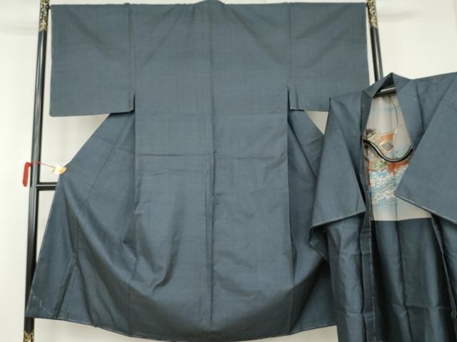 平和屋着物●男性 本場大島紬 アンサンブル 100亀甲 総詰め 正絹 逸品 未使用 AABK4576cs