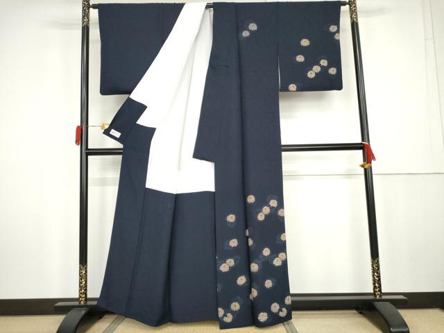 平和屋着物●訪問着 草花文 やまと誂製 正絹 逸品 AABK4585cs