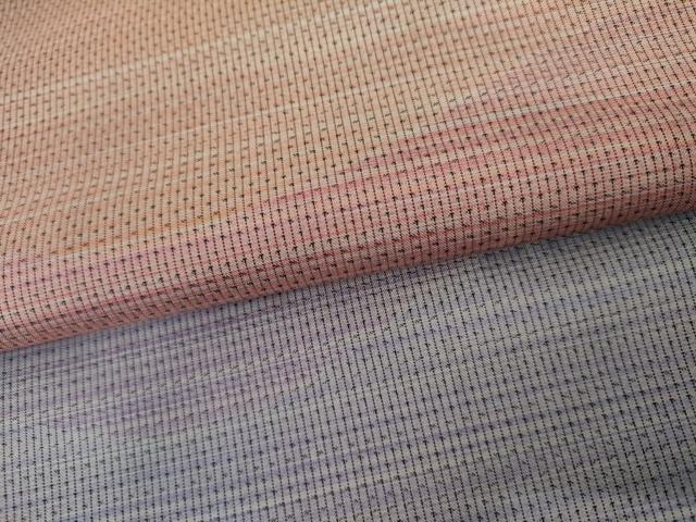 平和屋着物●本場縞大島紬 染大島 訪問着 作家物 流水文 正絹 逸品 AABK4599cs