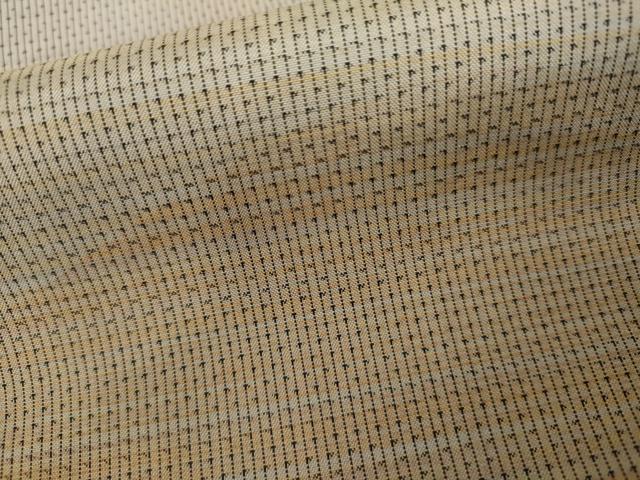 平和屋着物●本場縞大島紬 染大島 訪問着 作家物 流水文 正絹 逸品 AABK4599cs