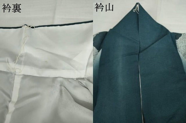 平和屋着物●上質な小紋 鹿の子雪輪文 正絹 逸品 AABK4609cs
