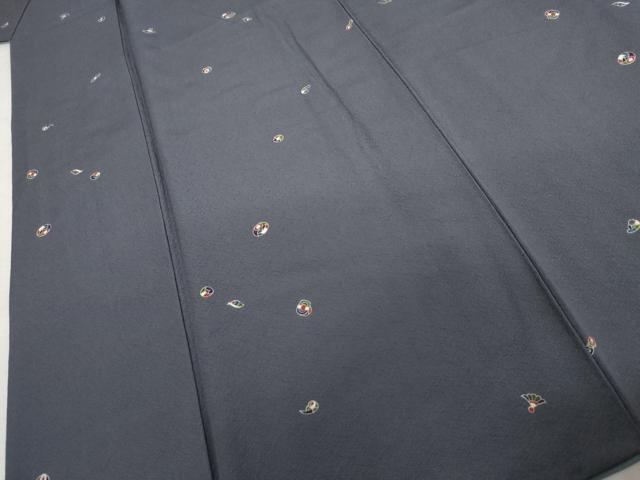 平和屋着物●上質な小紋 玩具文 正絹 逸品 AABK4612cs