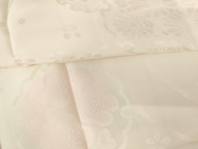 平和屋着物●振袖用長襦袢 無双仕立て 雪輪花地紋 暈し染め 鈴乃屋扱い 正絹 逸品 AABK4625cs