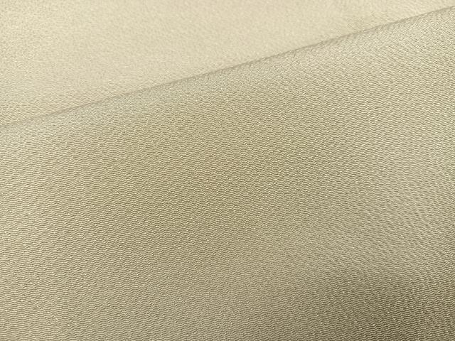 平和屋着物●上質な色無地 白橡色 正絹 逸品 未使用 AABK5238ph