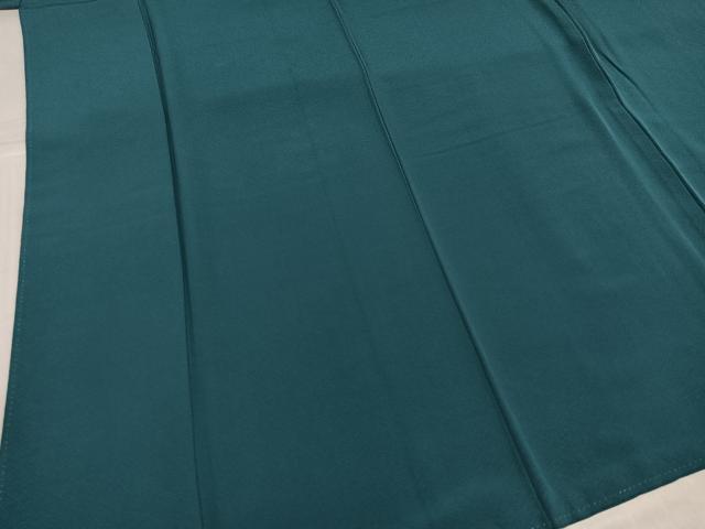 平和屋着物●上質な色無地 赤塚次男 本場奄美大島泥染 納戸色 証紙付き 正絹 逸品 AABK5240ph